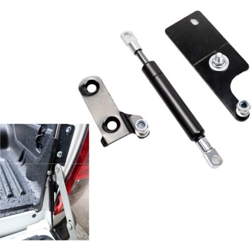 For Pickup Accessories Stainless Rear Tailgate Slow Down Gas Shock Assist Struts Damper For Toyota Hilux GUN125 Revo 2015 ~ 2017