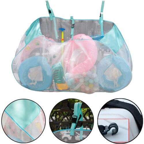 Large Capacity Foldable Big Ball Swimming Ring Mesh Large Capacity Bag 2021 New Arrival Sports Swimming Pool Storage Bag