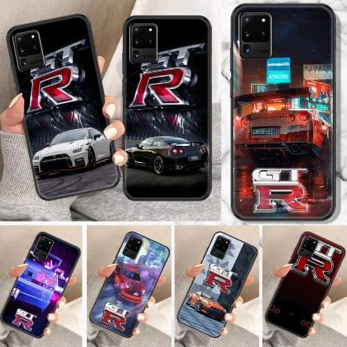 Sports car GTR Phone case For Samsung Galaxy Note 4 8 9 10 20 S8 S9 S10 S10E S20 Plus UITRA Ultra black fashion back trend shell