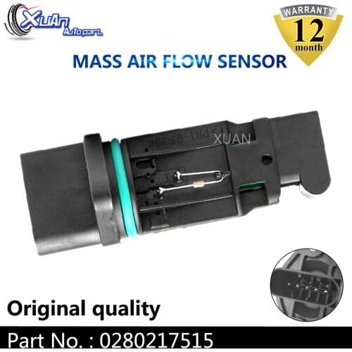 XUAN MAF MASS AIR FLOW METER SENSOR 0280217515 For Mercedes Benz W202 W203 W463 W163 W220 W210 W211 W639 CL203 C208 C209 C280