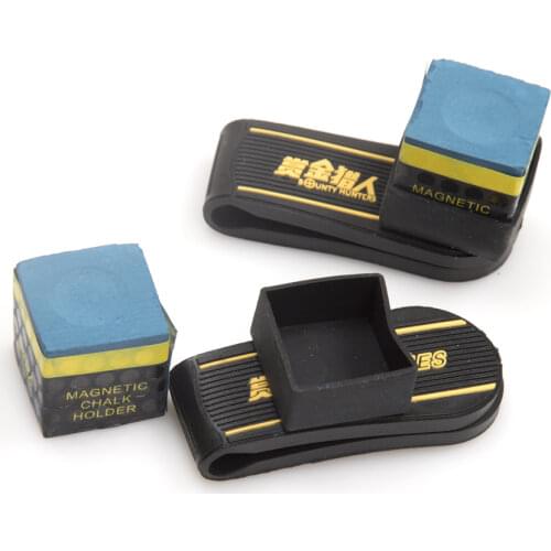 HUNTER Chalk Holder Magnetic Billiard Chalks Holder for Billiard Pool Stick Kit Chalk Holder Snooker Billiard Accessories China