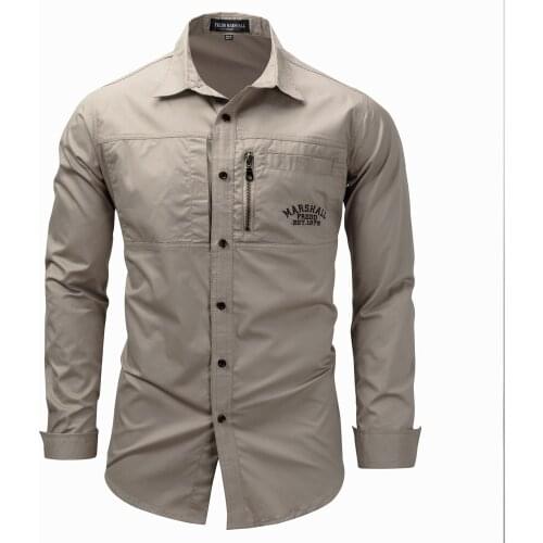 New Mens Slim Fit Dress Shirts Masculina Business Long Sleeve Army Casual Turn Down Neck Shirt Autumn Denim Shirt European size