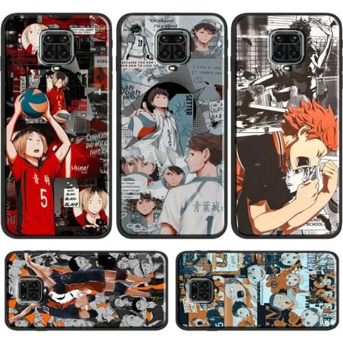 HAIKYUU!! Karasuno High Phone Case For Xiaomi Redmi Note 10 8 9 Pro 8T 9S 9T 9A 9C 8A 7A K40 Pro Back Cover Shell