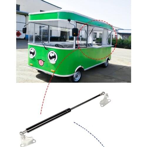 Mobile dining car on the door dedicated hydraulic support rod snack car pneumatic support rod pneumatic support hinge hydraulic