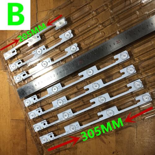 20pcs/lot LED strips bar lights working for KDL32MT626U 35019055 35019056 10PCS*4LED+10PCS*3LED 1LED=6V