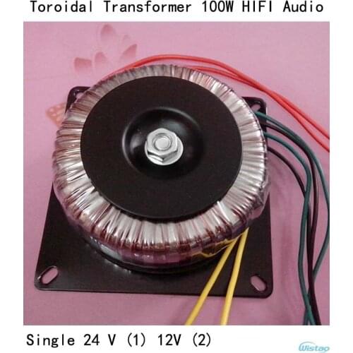 Toroidal Transformer 100W HIFI Audio Amplifier Dedicated Single 24V &12V 100W 1969 Small Class A Amp DIY