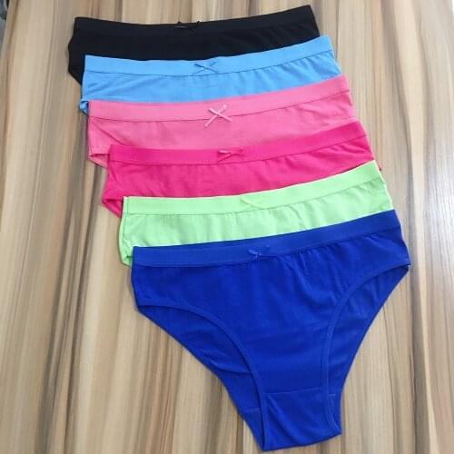 3 Pcs/lot Ladies Cotton Panties Sexy Lingerie Femme Briefs Female Low Waist Solid Underwear Women Underpants Panty Intimates