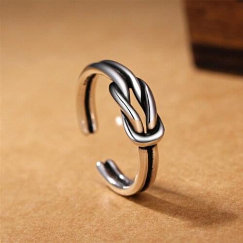 Vintage Silver Plated Infinity Ring Eternity Ring Charms Best Friend Gift Endless Love Symbol Fashion Rings For Women jewelry