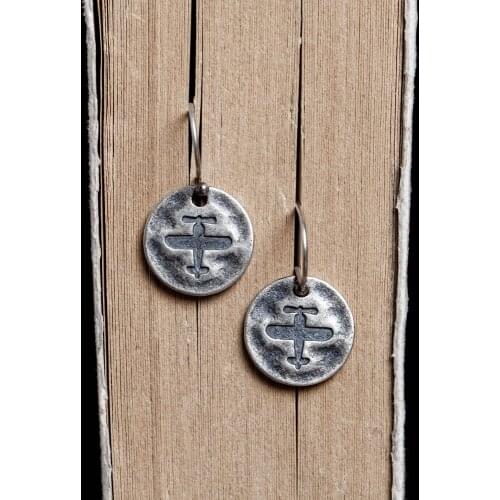 Cartoon Plane Dangle Earrings 925 Sterling Silver Earrings for Women 2020 Vintage Earrings Punk Jewelry Designer Earrings