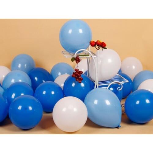10pcs 12inch Confetti Balloon Christmas Decorations Home Wedding Balloon Baby Shower Ballon Anniversaire Blue Birthday Balloons