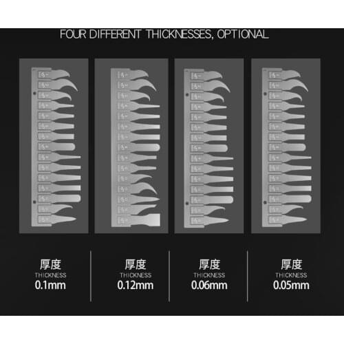 High Quality CPU IC Nand Glue Remover Knife Thin Blade Motherboard BGA Chip Glue Cleaning Scraping Pry Knife