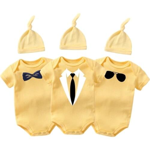 YSCULBUTOL Bodysuit With Short Sleeves For Babies