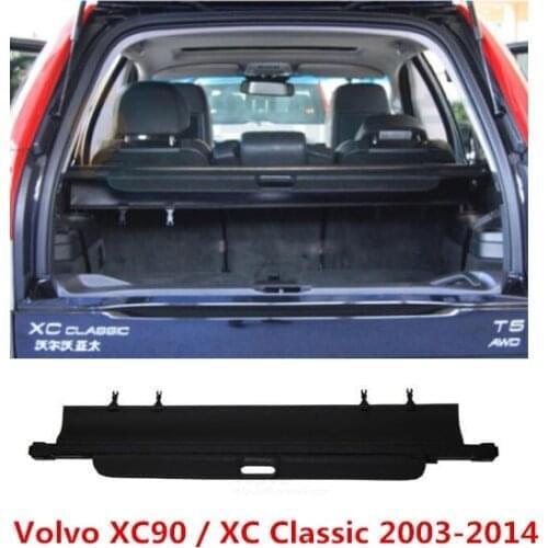 Car Rear Trunk Security Shield Cargo Screen Shield shade Cover Fits For Volvo XC90 / XC Classic 2003-2014