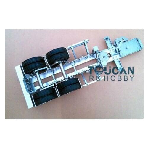 1/14 RC Hercules Tractor Truck 20ft Metal Chassis Frame RC DIY Tamiya Trailer TH01047-SMT4
