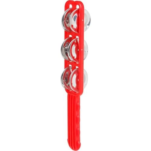 1Pcs Kids Hand Jingle Bells Hand Sleigh Bells Decoration Bells Musical Instrument Decorations