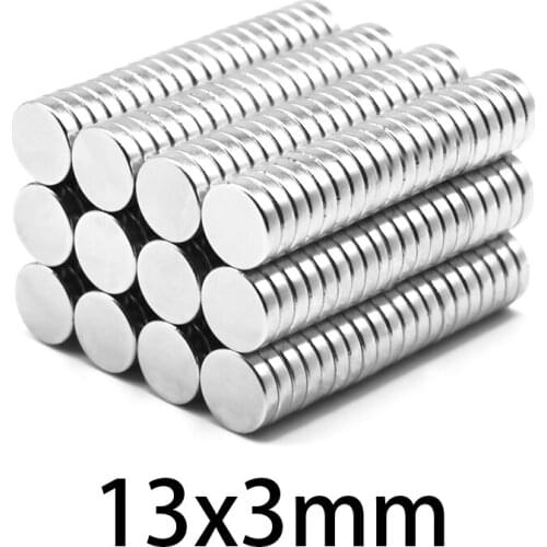 10-100PCS 13x3mm Magnet N38 Dia 13mmx3mm round magnet Strong magnets Rare Earth Neodymium Magnet 13mm*3mm wholesale 13*3