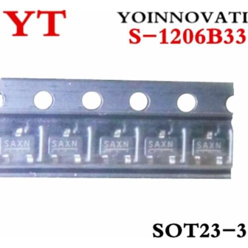 100PCS/lot S-1206B33-M3T1G S-1206B33 SAX REG LINEAR 3.3V 250MA SOT23-3 IC