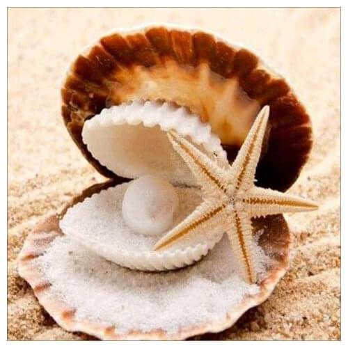 5D DIY Diamond Painting Landscape Starfish Cross Stitch Mosaic Diamond Embroidery Needlework Patterns Rhinestone Home Decor Gift