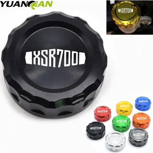 8 Colors CNC Aluminum Motorcycle Rear Brake Fluid Reservoir Cover Cap For Yamaha XSR700 XSR 700 XSR-700 MT07 2014 2015 2016