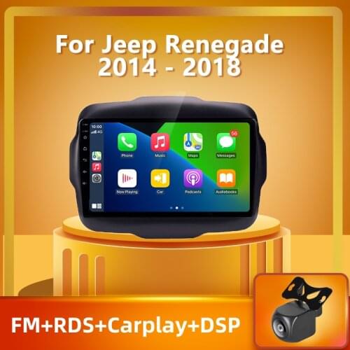 PEERCE For Jeep Renegade 2014 - 2018 Car Radio Multimedia Video Player Navigation GPS Android 10 No 2din 2 din DVD