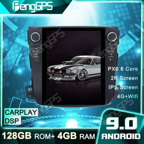 Car GPS Navigation For Mitsubishi Outlander Citroen C-Crosser Peugeot 4007 CD Player 4K Headunit 6 Core Tesla Style Android 9.0