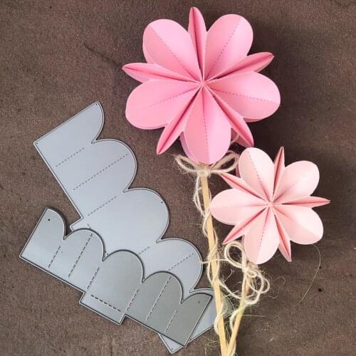 CH 2021 New Arrival Presell Five leaf flower Stencil Metal Cutting Dies For Scrapbooking Practice Hands-on DIY Album Card Hand