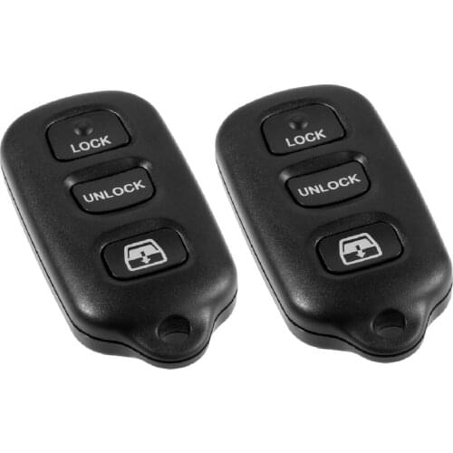 2Pcs 4 Buttons Car Keyless Entry Remote Key Shell Case HYQ12BBX HYQ12BAN HYQ1512Y for Toyota 4Runner 1999-2009 Sequoia 2001-2008