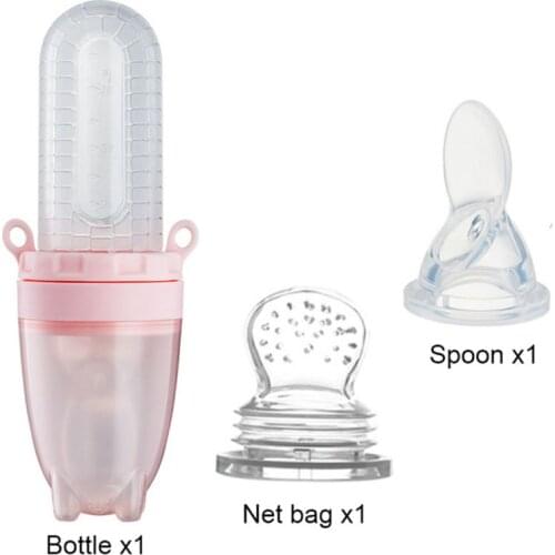 Baby Pacifier Fresh Food Nibbler Feeder Soother Newborn Baby Safety Mesh Bag Spoon Chew Fruits Chupeta Soother Autumn Fall