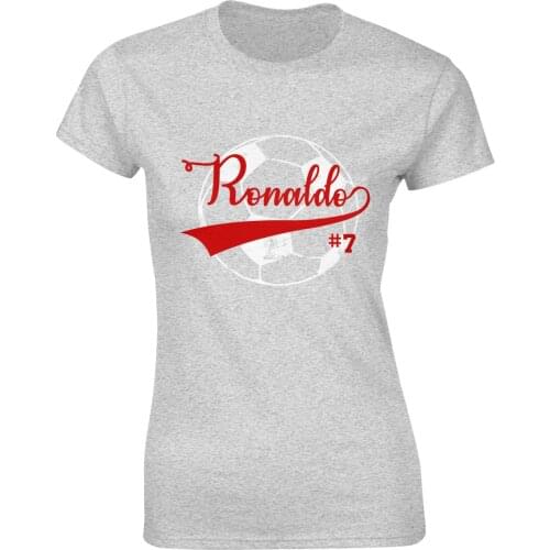 Womens Custom Name Number Football T Shirt Soccer Fan Mom Distressed Shirt 100% Cotton O-Neck