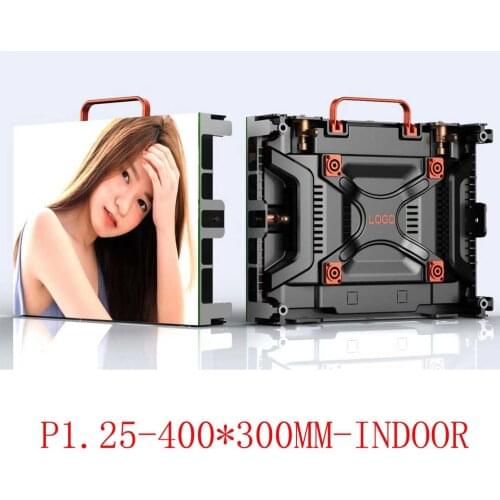 Indoor led display p1.25 40mm * 300mm cabinet led hd TV wall advertising screen