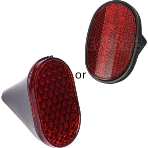 Red Bicycle Bike Rear Fender Safety Warnning Reflector Tail MudGuard Cycling New