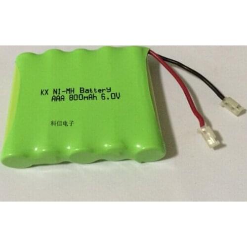 MasterFire 10pack/lot 6V AAA Ni-MH 800mAh Battery Pack Rechargeable NiMH Batteries with Plugs