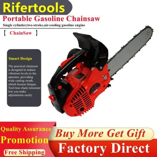 Multifunction Garden Tools High Power Portable 12inches 25cc Gasoline Chainsaw Mini Chain Saw For Wood Bamboo Tree Feller