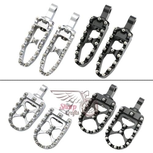 Motorcycle Accessories Footpegs Rotating Offroad Style Pedals For Harley XG500 750 750A Sportster XL883 1200 Forty eight Dyna