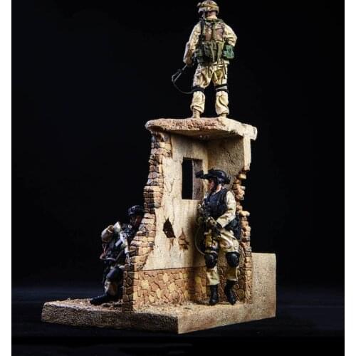 In Stock 1/12 TW1921 Figure Scene Accessory Platform Professional Battlefield Battle Strategy Bunker for 6'' Soldier Model