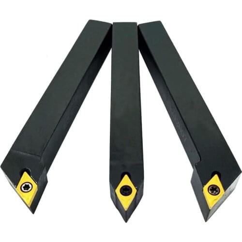 3PCS CNC Lathe Carbide Turning Tools Indexable Holder Set SDNCN SDJCL SDJCR 1212H07 DCMT21.51 Indexable Carbide Turning Insert