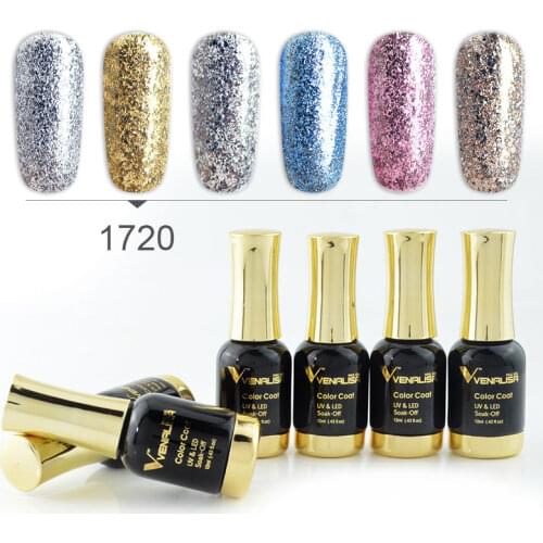 Venalisa factory supply Orignal 111 Colors 12ml Nail Art Design Soak off UV Mirror Gel Nail Polish Gel Lacquer Varnishes Gel Kit