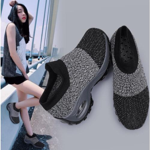 Women Sneakers Breathable Walking Shoes High Increasing Athletic Shoes Mesh Outdoor Fashion Footwear