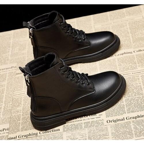 Winter Woman All match Ankle Boots Fashion Thickened Warmth Martin Boots Women Warm Cotton Boots Zapatos De Mujer