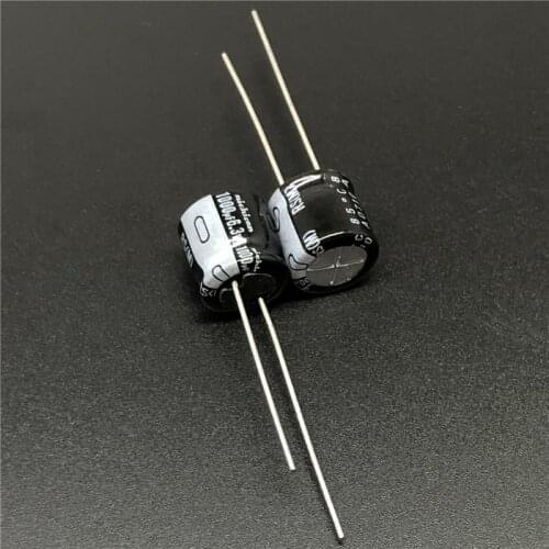 10pcs 1000uF 6.3V NICHICON RS Series Low frofile10x9mm 6.3V1000uF Aluminum Electrolytic Capacitor