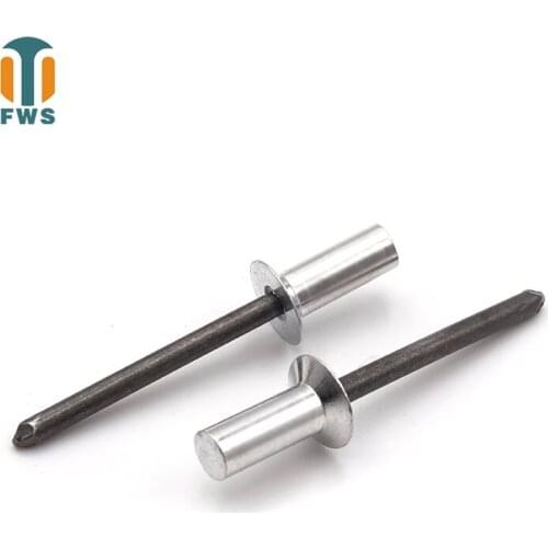 20PCS M4*(6-23) mm Aluminum steel countersunk head closed type Mandrel Blind Rivet Nail Pop Rivets for Furniture Car Aircraft