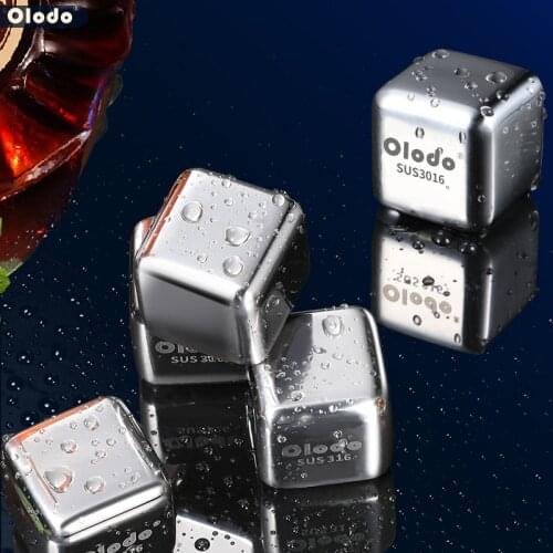 316 stainless steel ice grains 304 metal quick-frozen ice artifact household whiskey ice wine stone ice icing beer ice ball