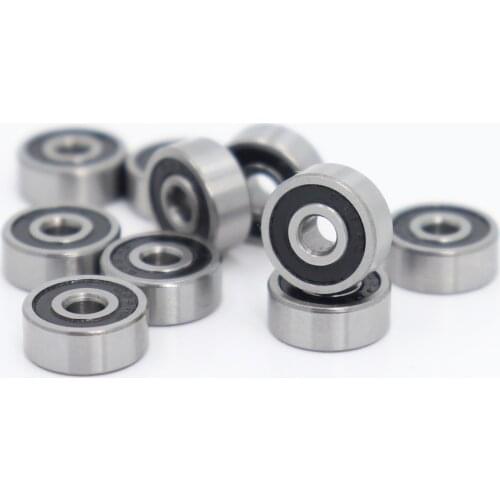 623RS Bearing ABEC-1 3x10x4 mm ( 10 Pcs ) Miniature 623-2RS Ball Bearings 623 RS 2RS Bearing