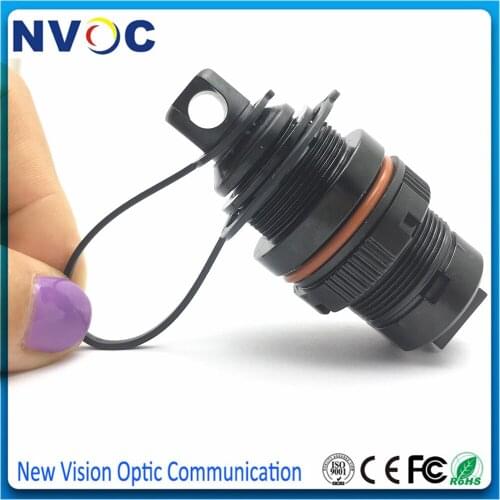 80Pcs/Lot IP67 Cor ning Telecom SCAPC Waterproof Fiber Optic Adapter Similar as OptiTap,Waterproof MINI SC Fiber Optic Connector