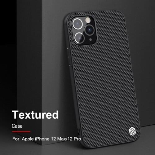 NILLKIN for Apple iPhone 12 Mini Pro Max Case Cover, textured pattern matte back cover Mobile phone shell for iPhone 12 Pro Max