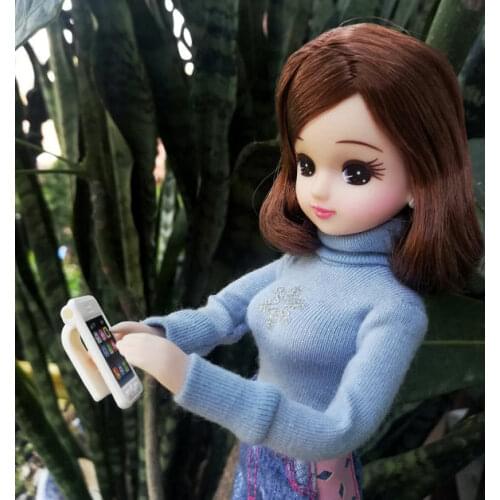 Doll toy notebook computer phone accessories for FR2 BB 1:6 dolls BB200906