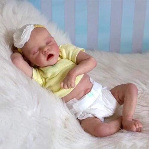 Hoomai 43cm Soft Body Soft Silicone Bebe Doll Reborn Baby Girl Set Christmas Gift Neborn Baby