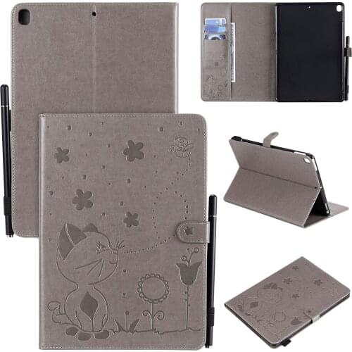 Magnetic PU Leather Cover For IPad 7th Generation 10.2 Case Pro 10.5" 2019 Smart Sleep Wake Up Tablet Protect Shell Coque+pen