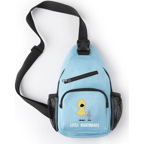 Little Nightmares 2 Fashion Mens Casual Outdoor Shoulder Bag Sling Chest Pack Canvas Sports Travel Crossbody Waist Bags