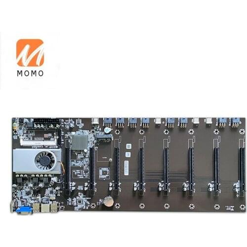Riserless expert mining rig Motherboard 8 gpu miner mainboard 8 GPU Etherum Mining motherboard